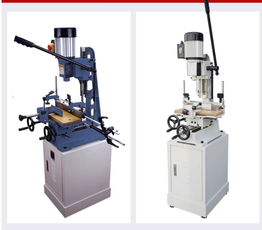 Woodworking Mortise and Tenon Machine with Square Hole Drilling Function