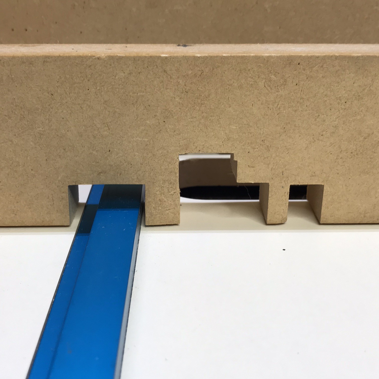 Rockler XL Router Table Box Joint Jig 18”x15” Used AS-IS *No Indexing Keys*