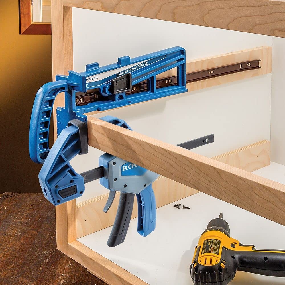 Universal Cabinet Hardware Drawer Slide Jig Locking Wedge Woodworking Tool