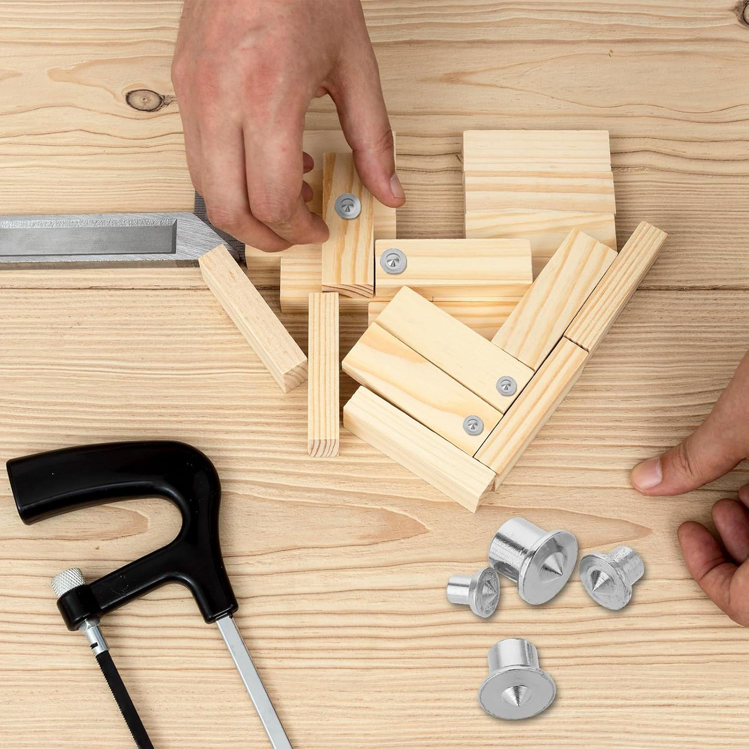 20Pcs Dowel Pins Center Point Set, Dowel and Tenon Center Transfer Plugs | Dowel