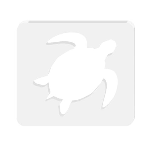 Acrylic Router Templates, Router Templates for Woodworking, 5mm Sea Turtle