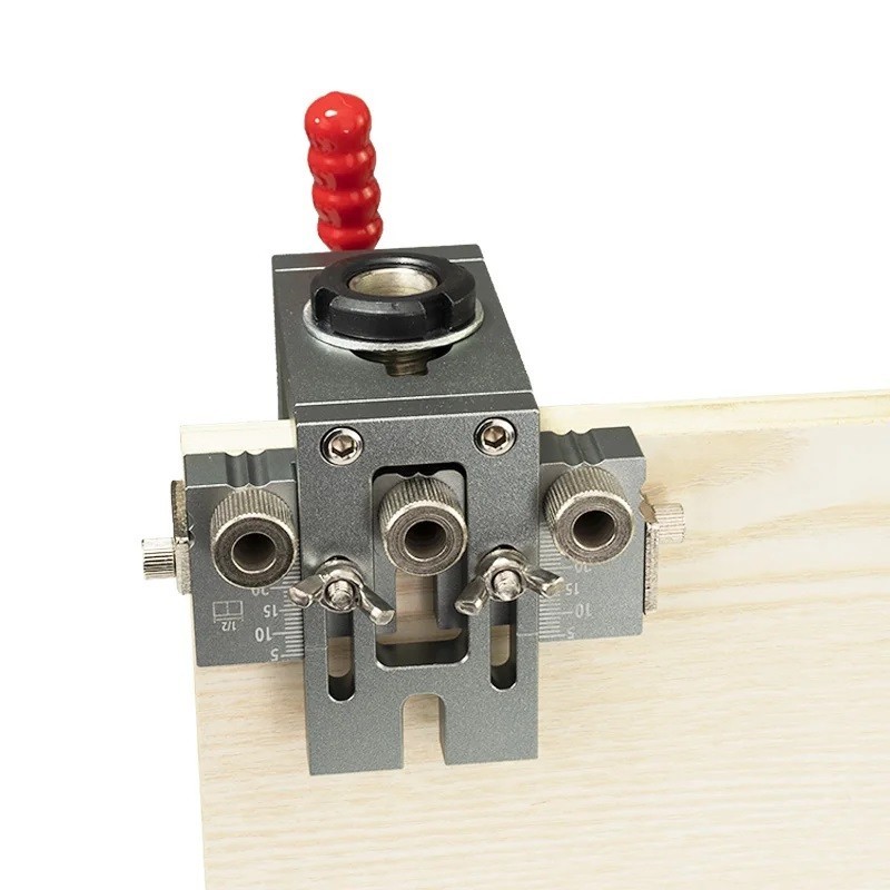 Quick Clamp Dowelling Jig 3in1 Adjustable Drill Guide Locator Woodworking Tool