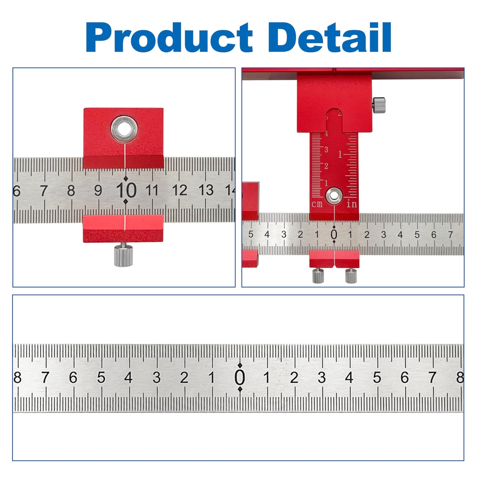 Aluminum Cabinet Hardware Jig Tool for Door Drawer Handles Installation-Red |…
