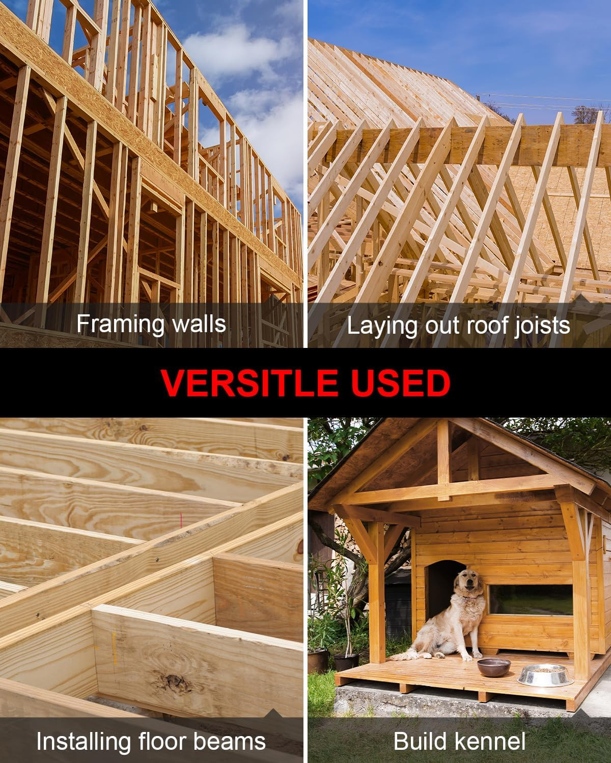 Framing Tools, 16″ On-Center Stud Layout Tool & Framing Jig | 100% Cast