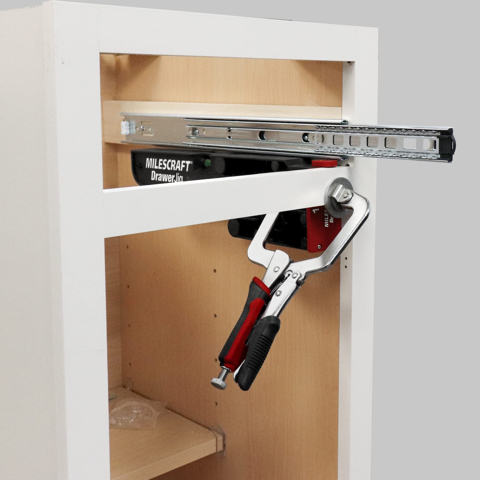 Milescraft 7300 Cabinet Kit – Cabinet Hardware Jig, Shelf Pin Jig, Hinge Jig …