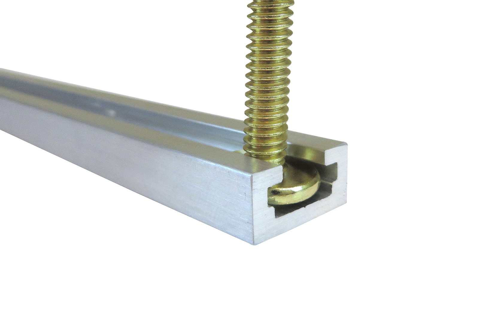 48 Aluminum T Track 3/4 by 3/8 , Accepts 1/4 Hex Bolts, 1/4 or 5/16 T Bolts, Cou