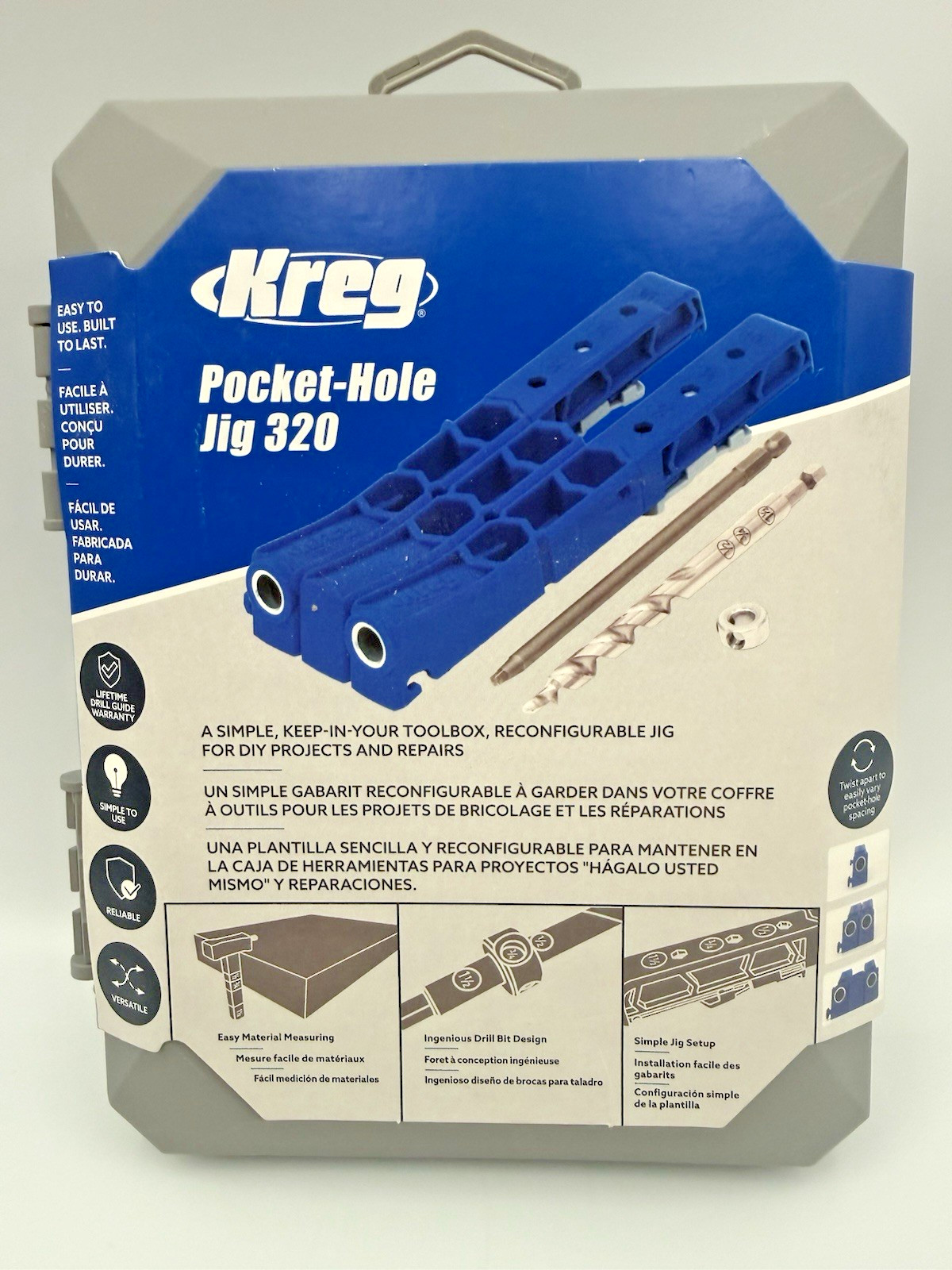 NIP Kreg KPHJ320 Pocket-Hole Jig