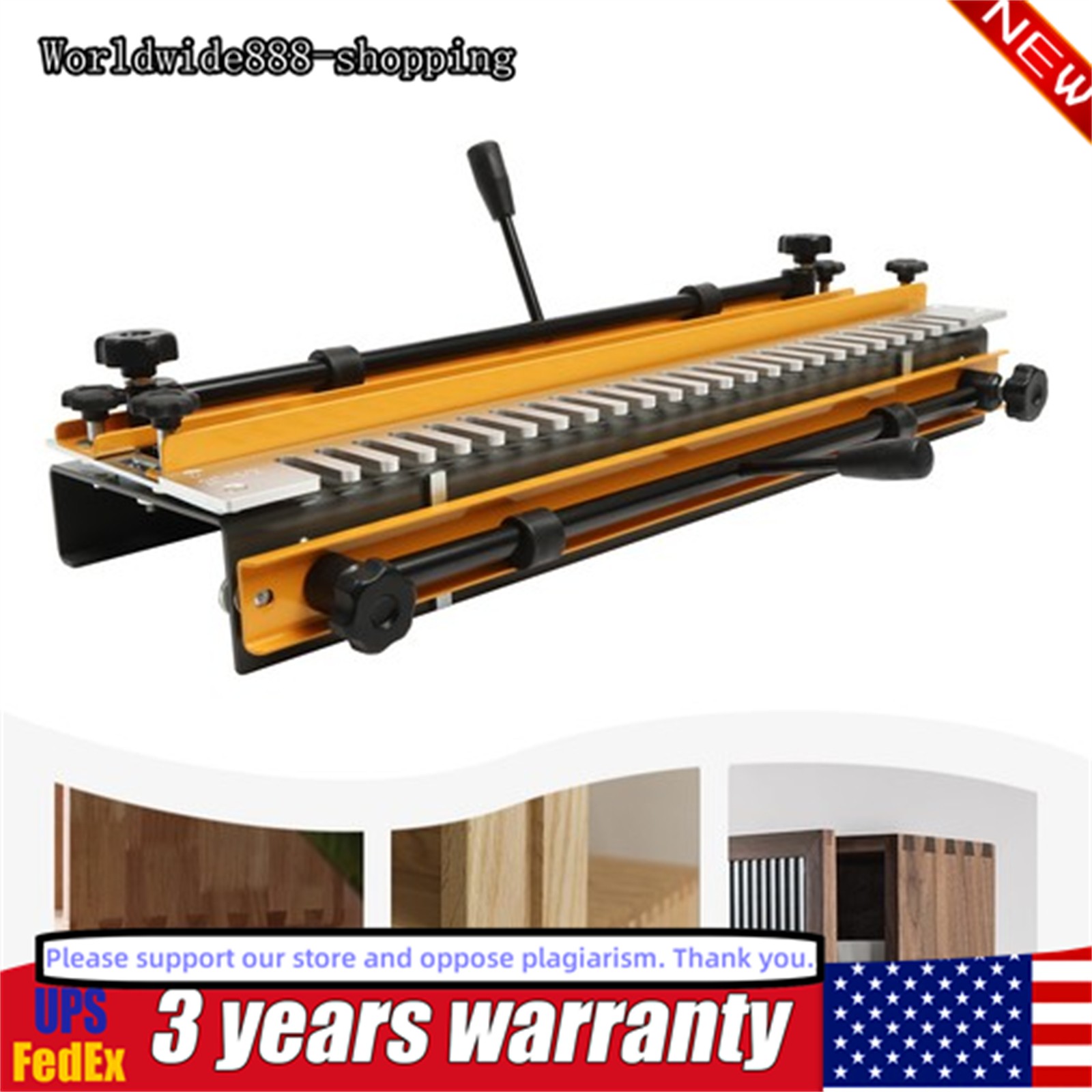 NEW 24″ Manual Dovetail Jig Woodworking Template Wood Board Dovetail Jig Machine
