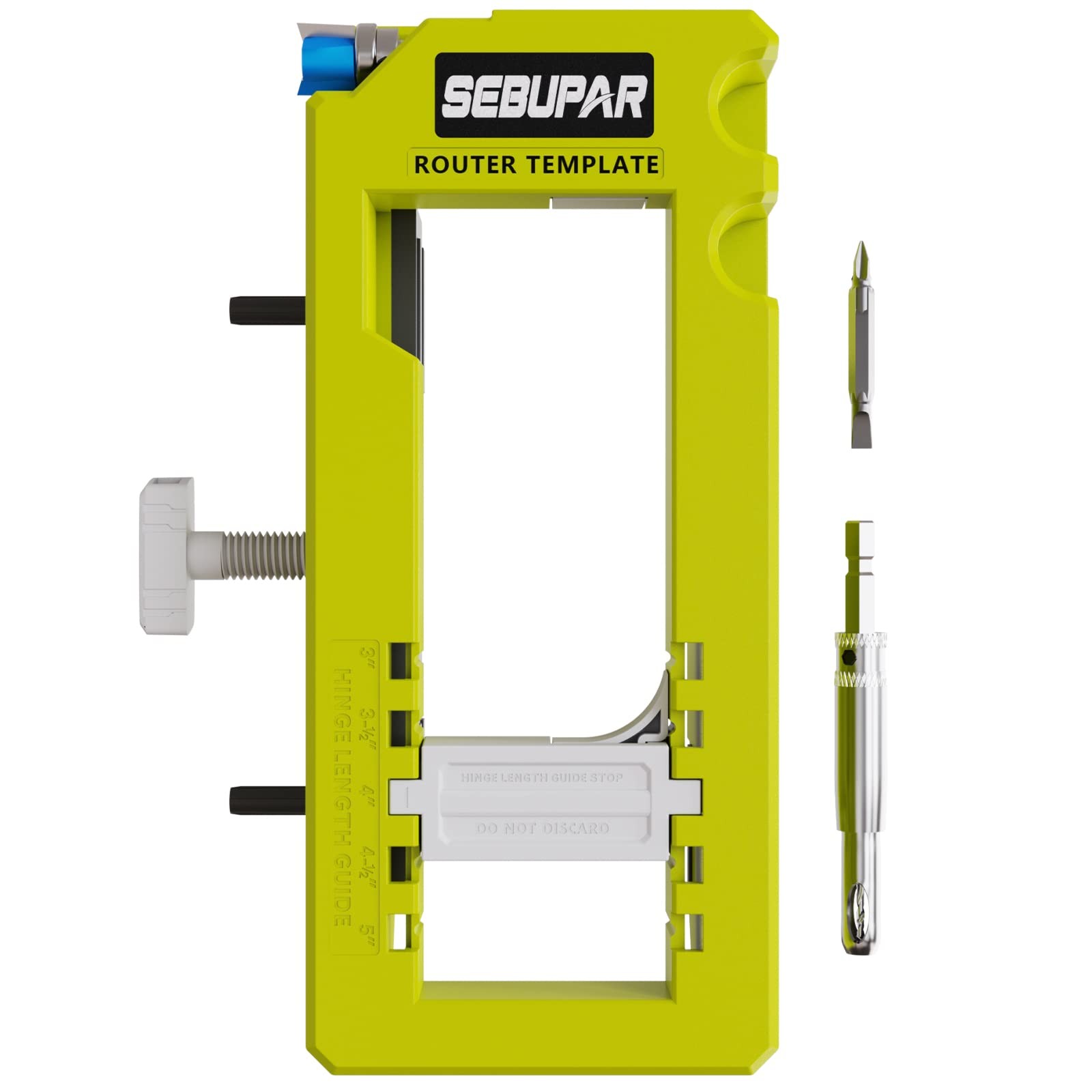 Door Hinge Jig, Door Hinge Mortiser, Router Template Fits for Door Hinges fro…