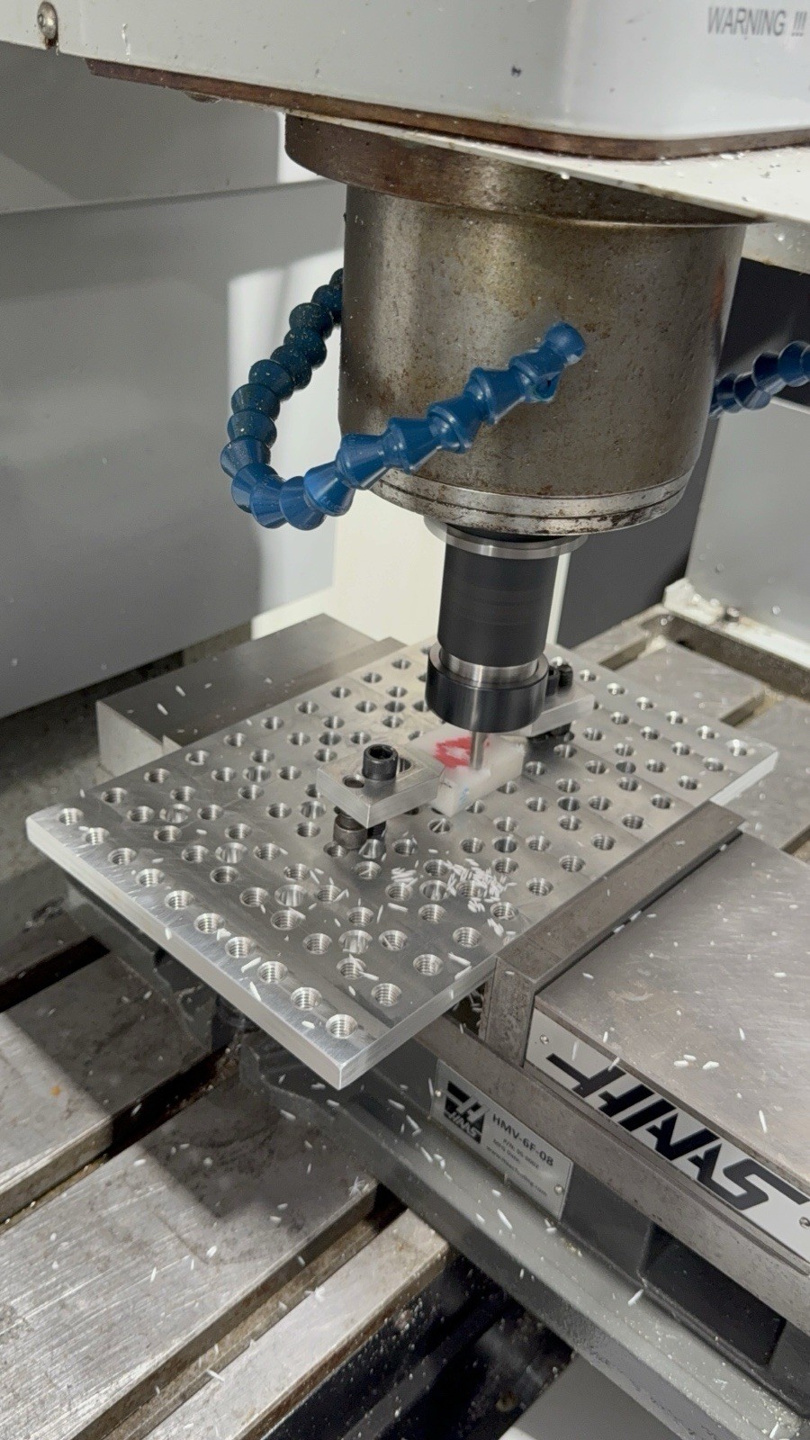 Aluminum Fixture Plate 12″ x 8″ with Aluminum Clamps and Hardware
