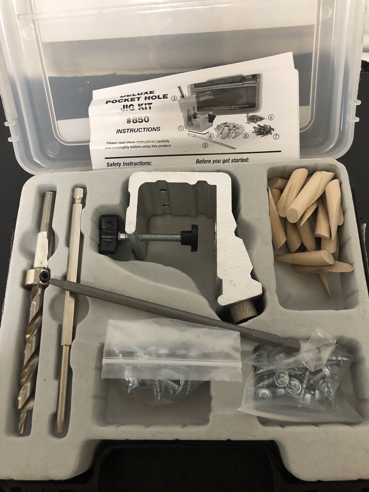 Deluxe Pocket Hole Jig Kit