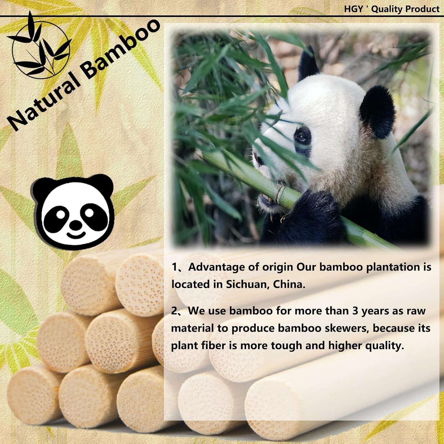 Eco-Friendly 25PCS Unfinished Bamboo Dowel Rods 1/4 x 12 – Perfect for Crafts