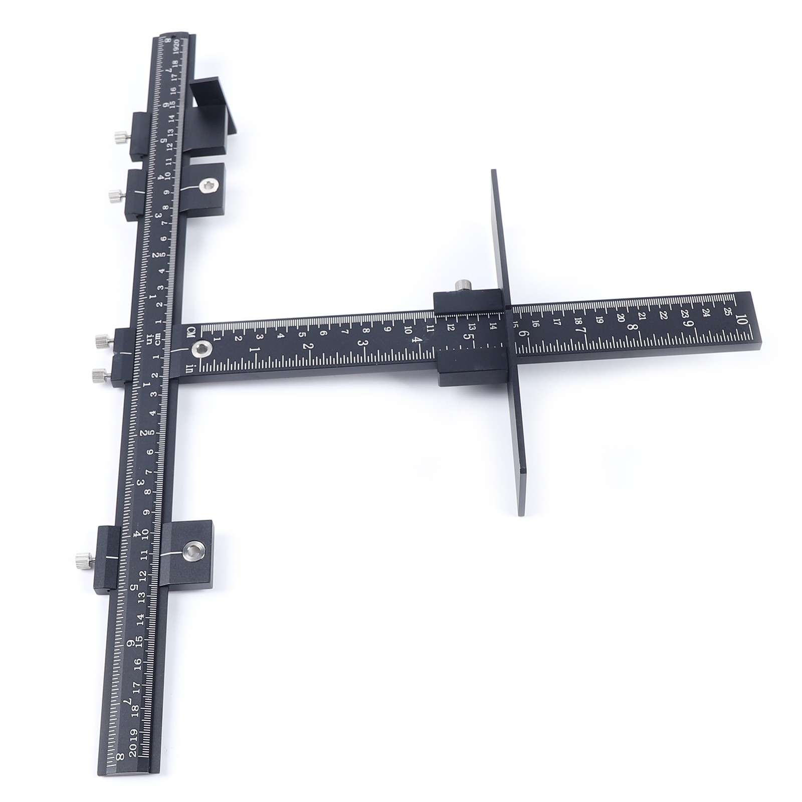40×25cm Cabinet Knob Install Jig Drawer Pull Handle Door Drill Hole Guide Tools