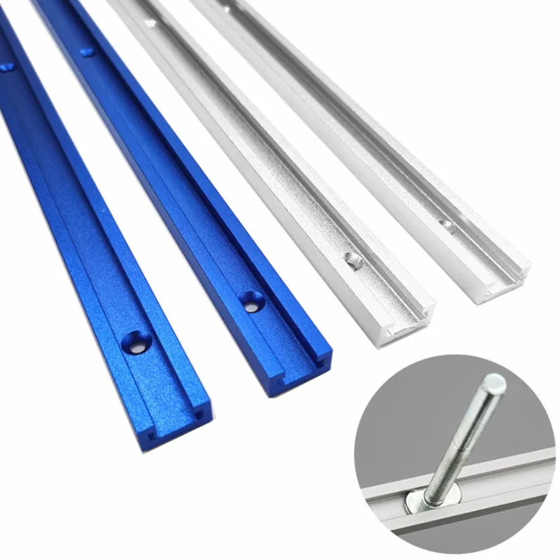 T Track 300-800mm Aluminum T Slot Miter Gauge Track Jig Fixture Router Table