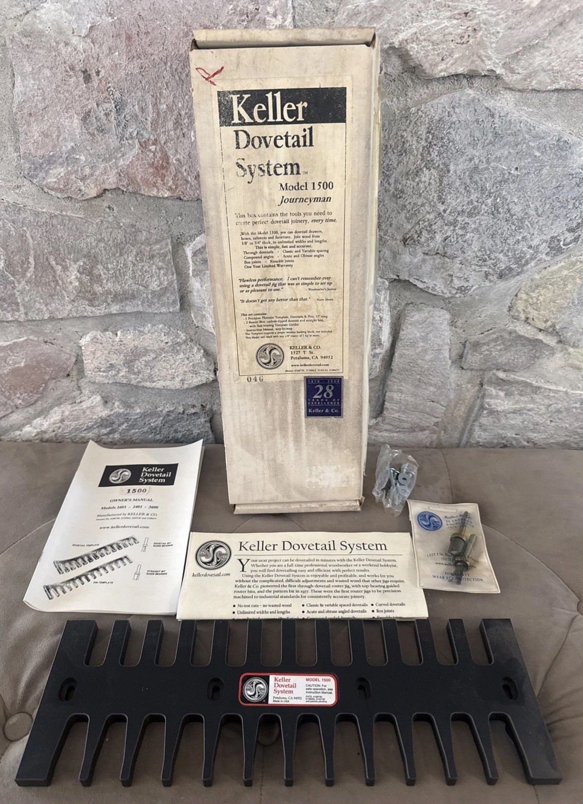Keller & Co Model 1500 Journeyman Dovetail Jig System – New