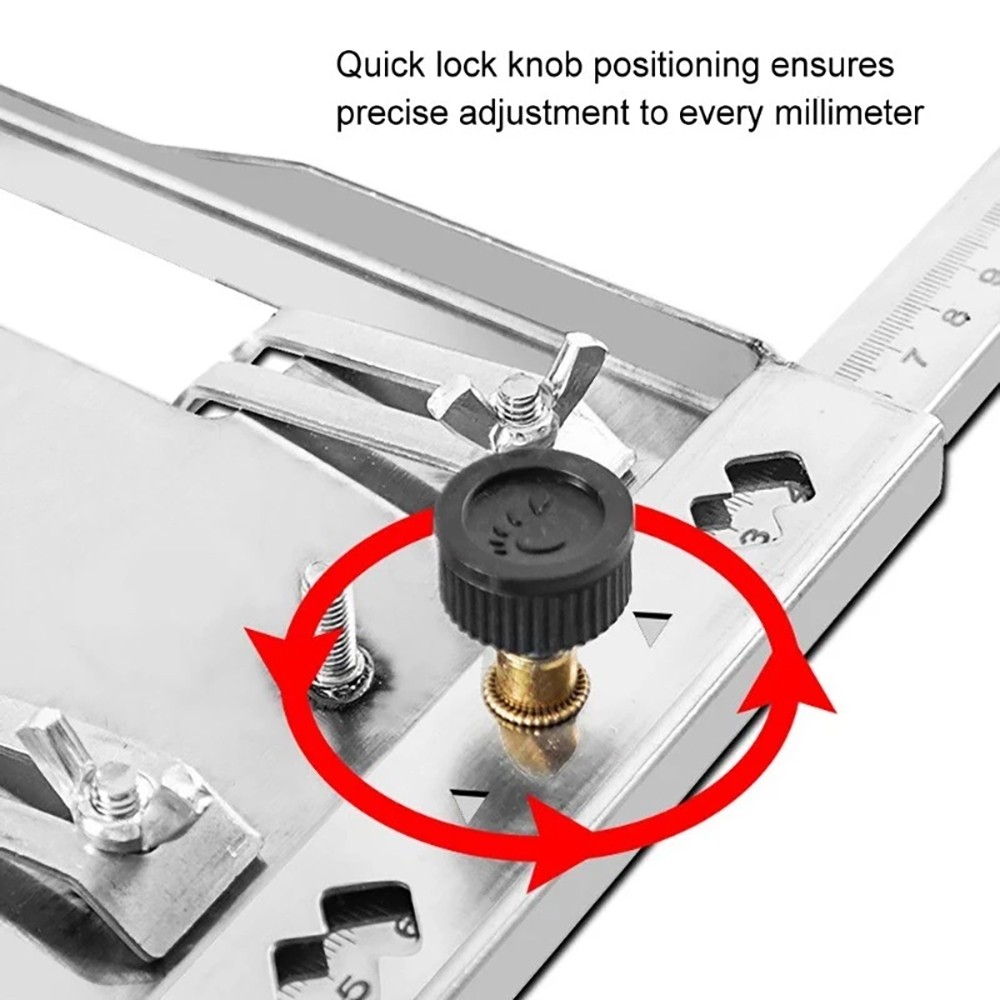 Cutting Machine Edge Guide Positioner 12.6 Inch Adjustable Circular Saw Guide US