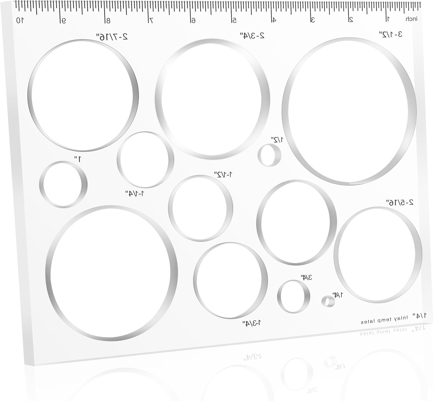 10″*7.9″ inches 13 in 1 Router Template for Woodworking,Router Jig Template,Bowt