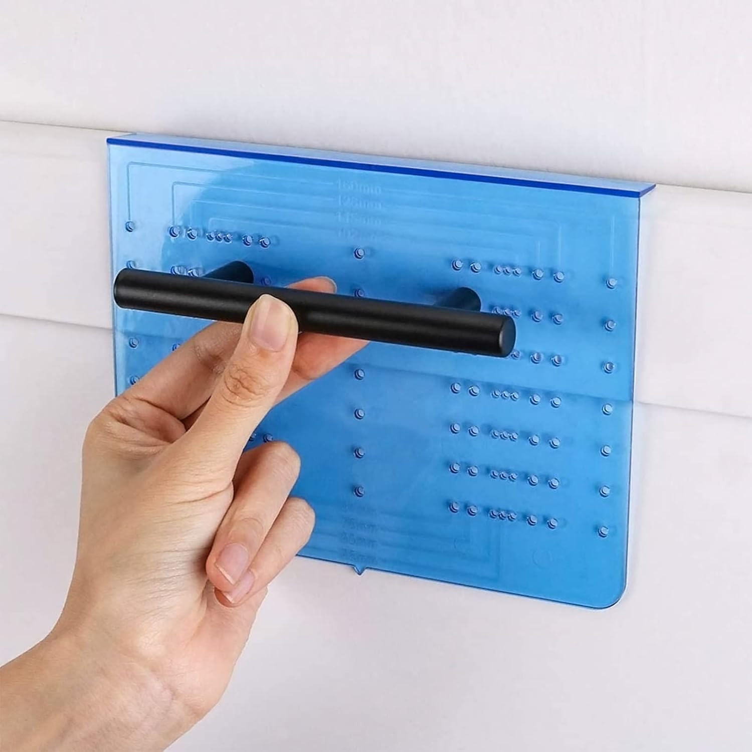 1 Pack Cabinet Handle Template Drill Mounting Template Drawer Pulls for Dresser