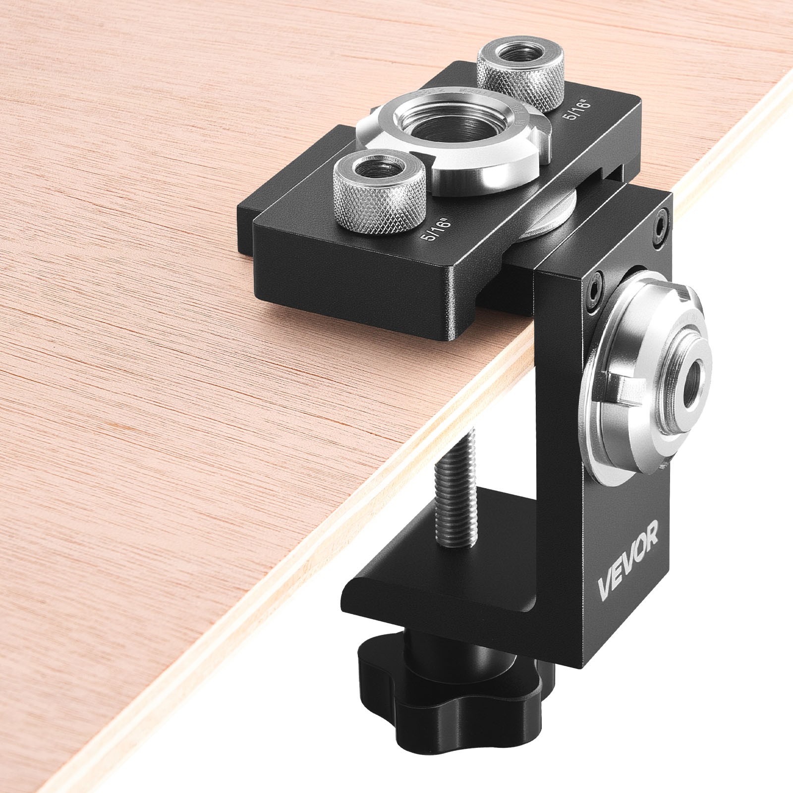 VEVOR Doweling Jig Kit Self Centering Dowel Drill Jig with 3 Drill Bits Woodwork
