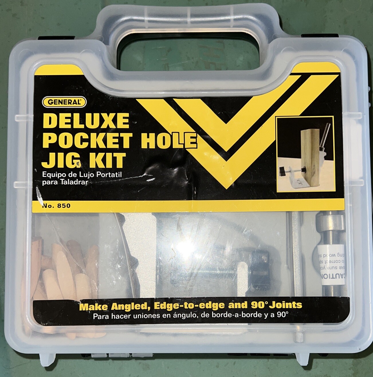 General: Deluxe Pocket Hole Jig Kit, 850 (NEW)