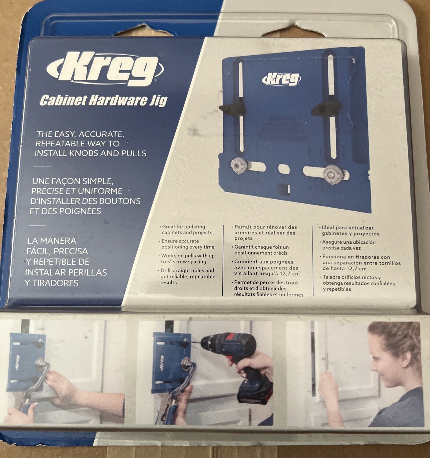 Kreg Tool Company Khi-pull Cabinet Hardware Jig