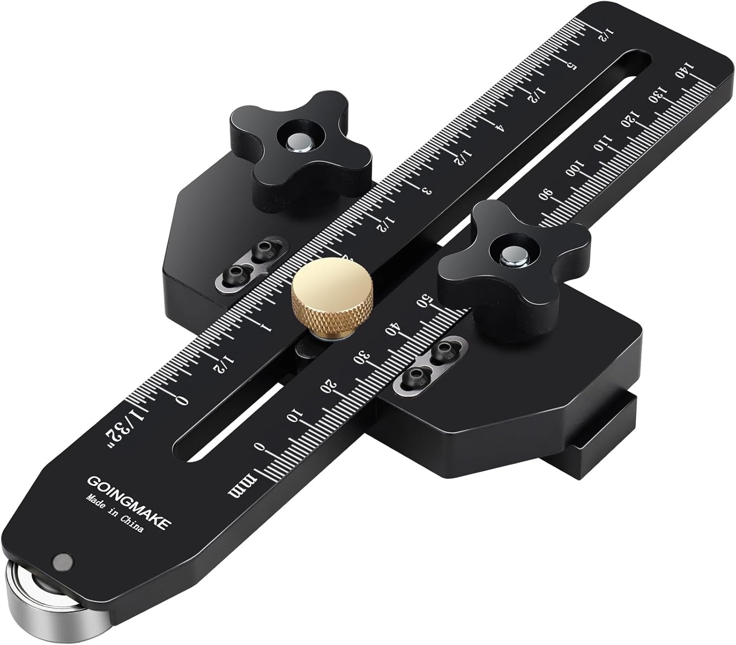 Thin Rip Jig Guide for Table Saw Narrow Strip Cuts Fits 3/8 x 3/4 T-Slot
