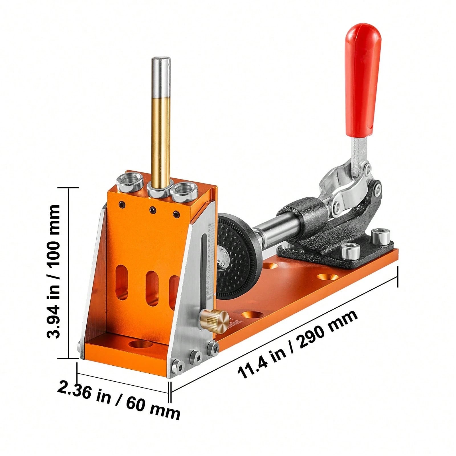 30Pcs Pocket Hole Jig Kit Adjustable Woodworking Joinery Drill Guide