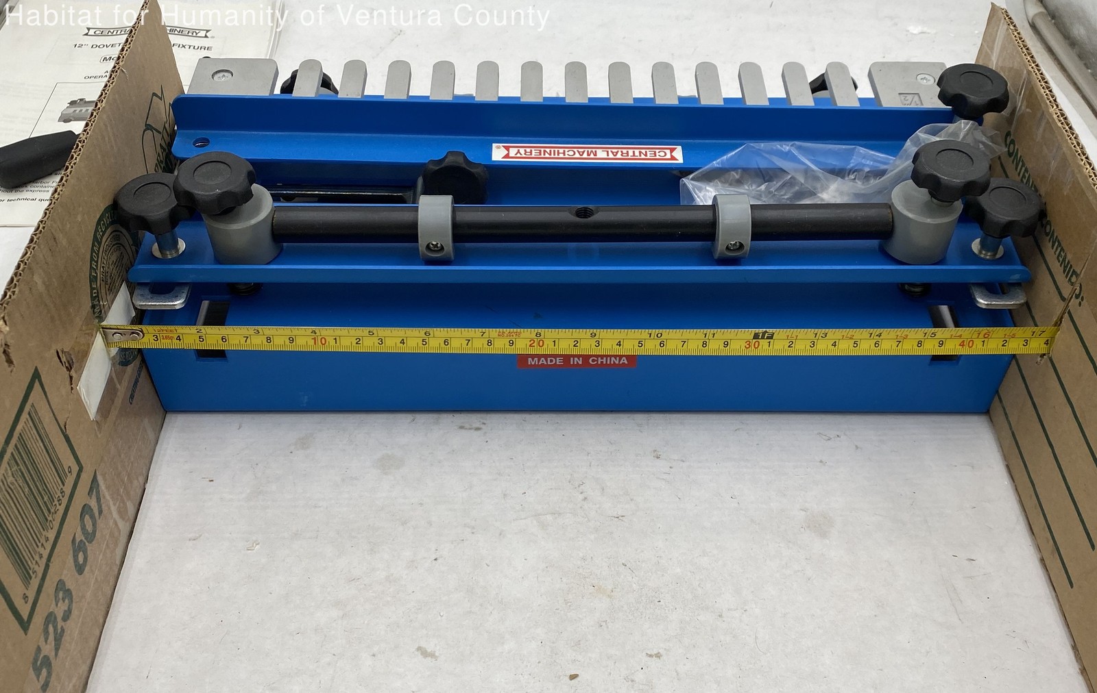 Central Machinery 12″ Dovetail Joint Fixture Woodworking Tool 34102. Y51