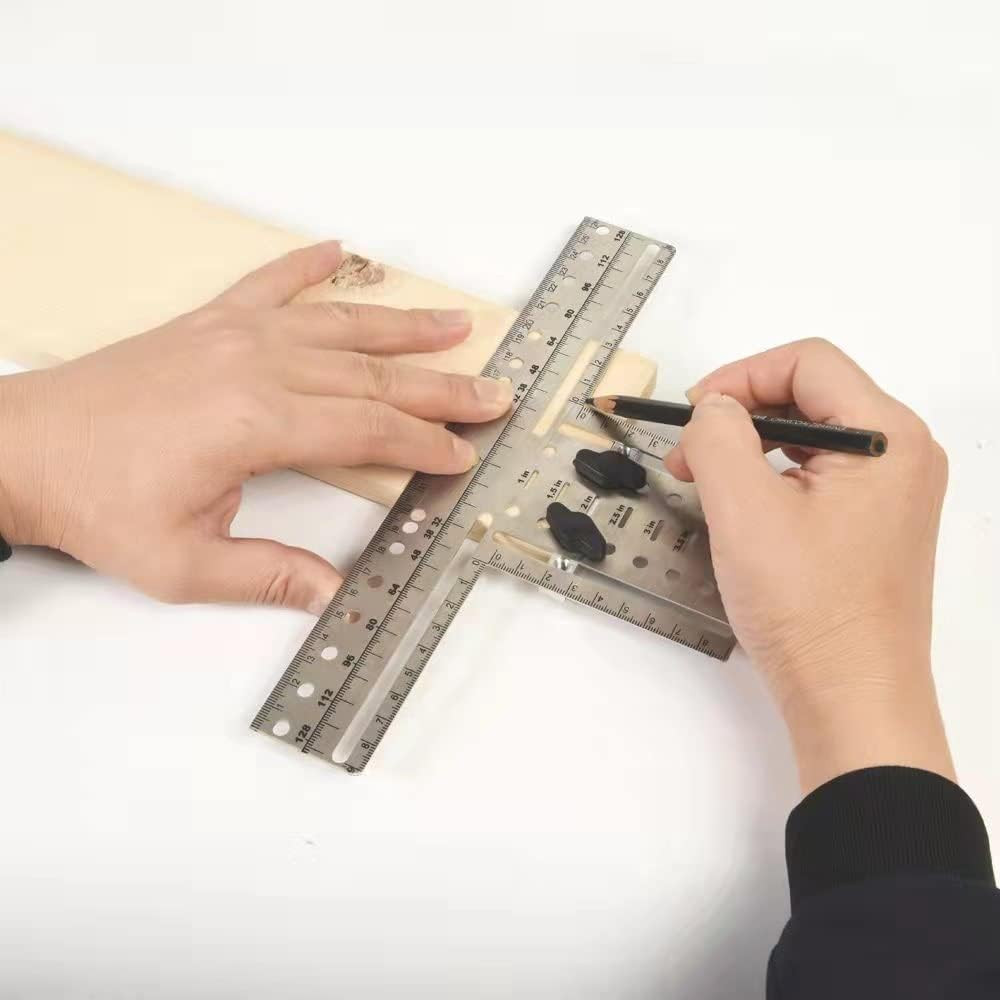 Cabinet Pull Metal Template， Handle Drill Mounting Template for Cabinet Doors an