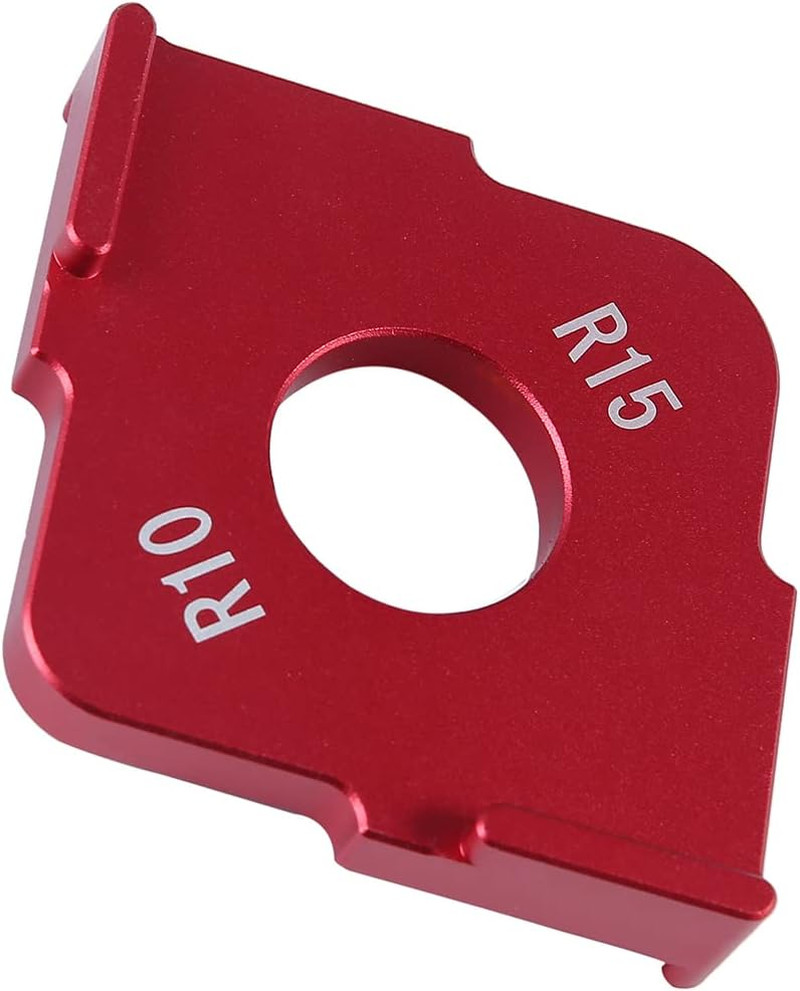 Set of 2 Radius Jig Router Templates – Corner Radius Routing Templates, Aluminiu