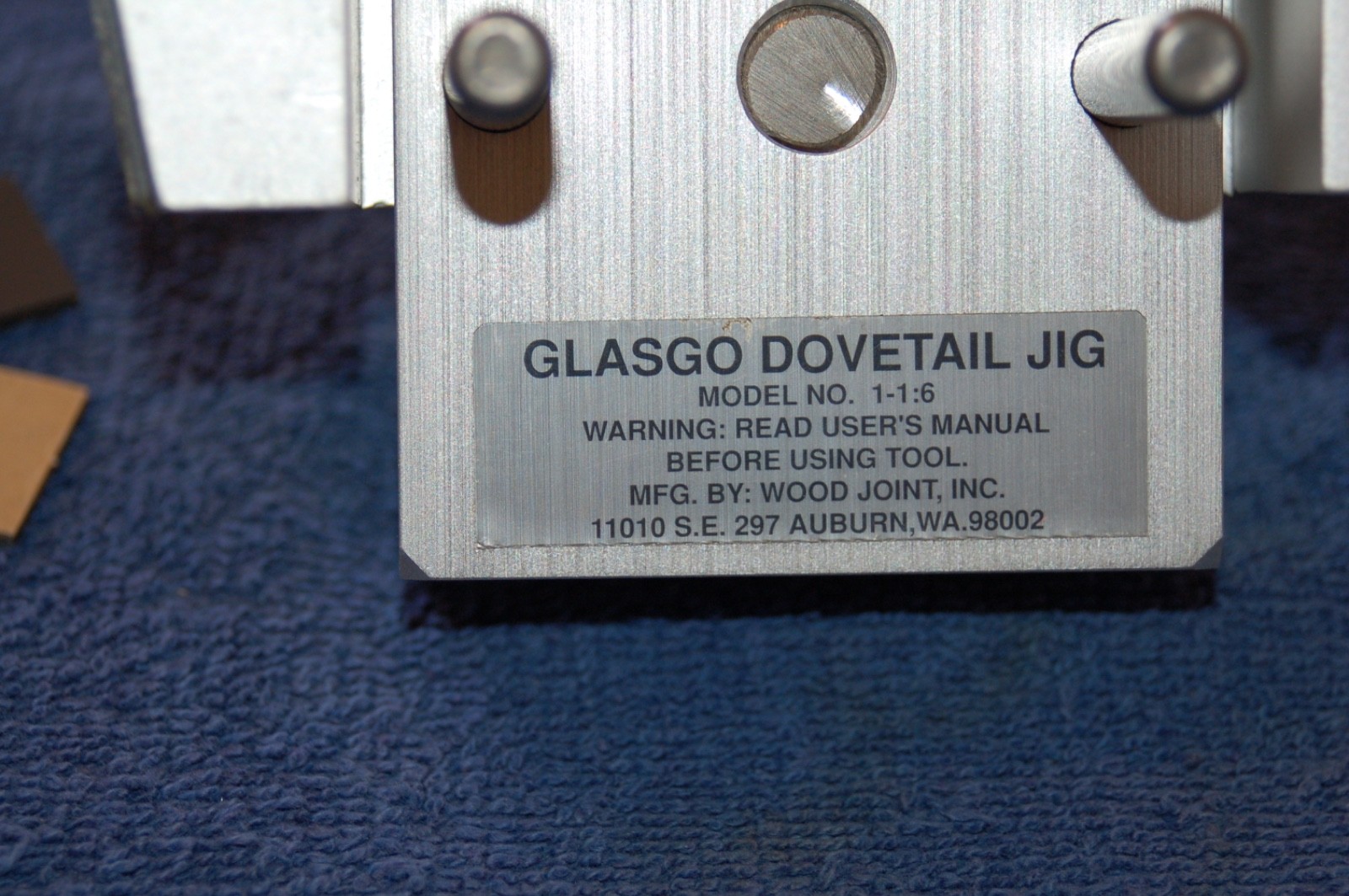Vintage Glasgo Dovetail Jig No.1-1:6 Hand Cut Dove Tail Jig-Wood Joint Inc USA
