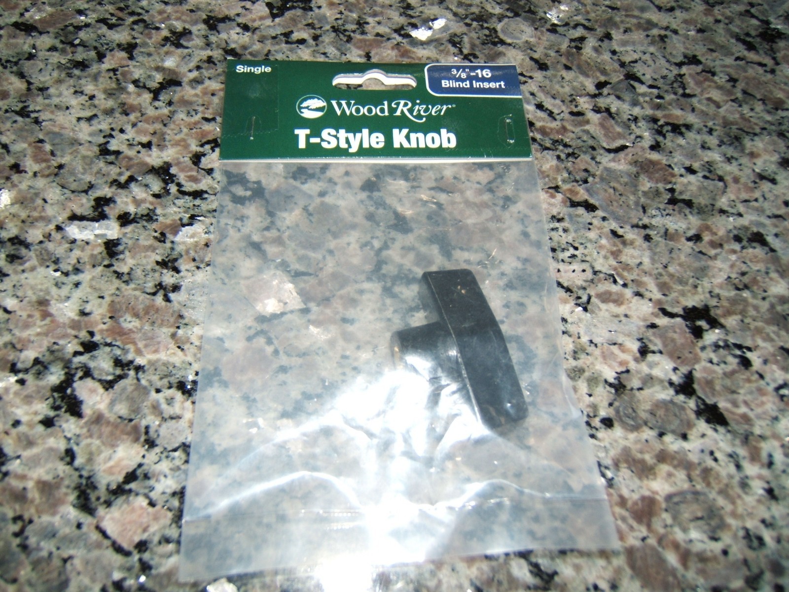 Wood River T-Style Knob with 3/8″-16 Insert