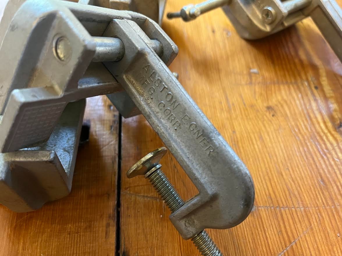 (4) Alston Egner Universal Face Frame Clamp System Cabinet Assembly Woodworking