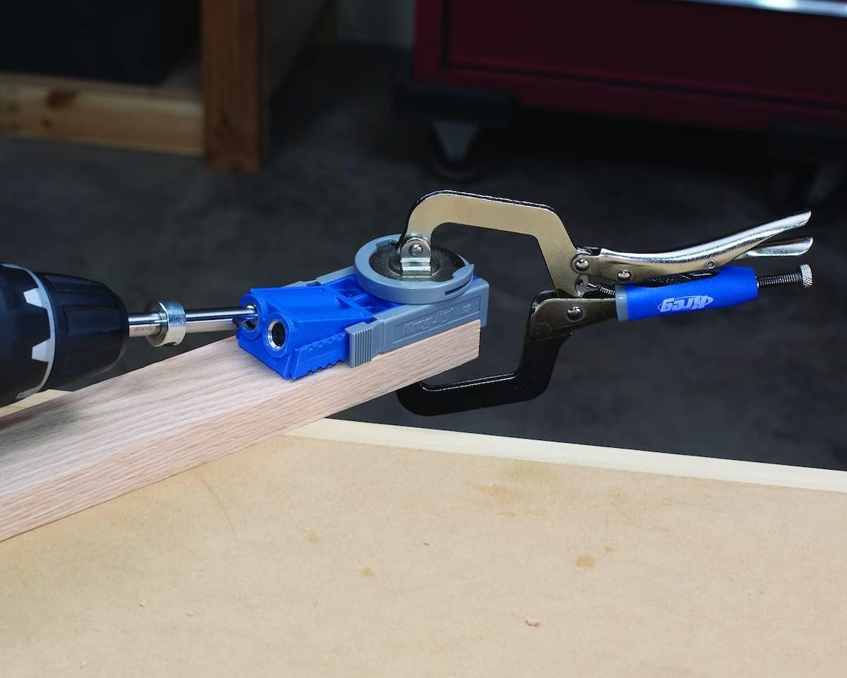 Compact KPHJ320 Pocket-Hole Jig – Perfect for Materials 1/2″ to 1 1/2″ Thick