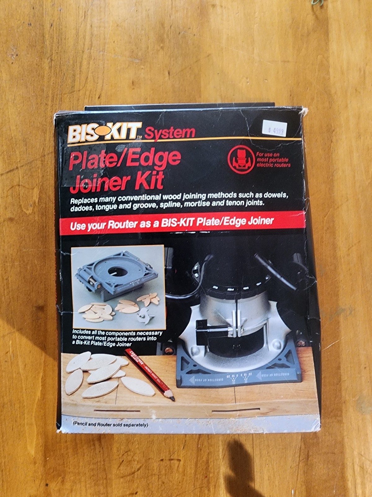 SEARS Craftsman Bis-kit System Router Plate/Edge Joiner Kit Woodworking #925423