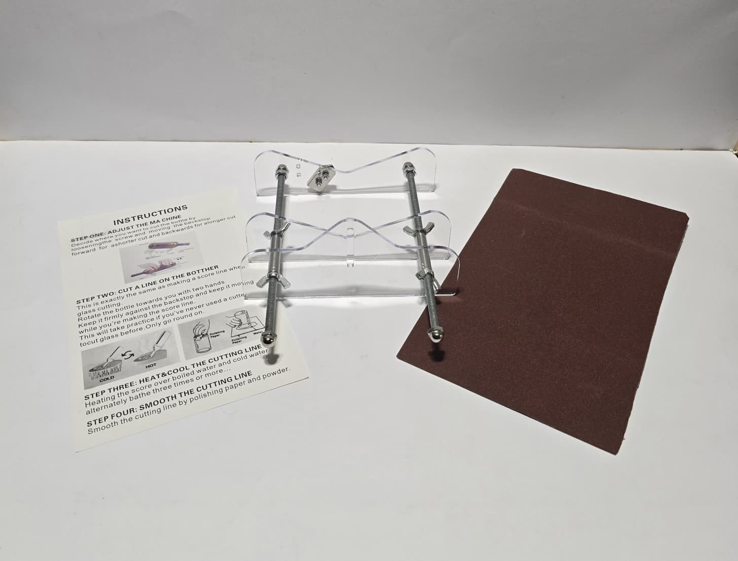 Glass Bottle Cutting Device for Home Crafters Wine Bottle Modification