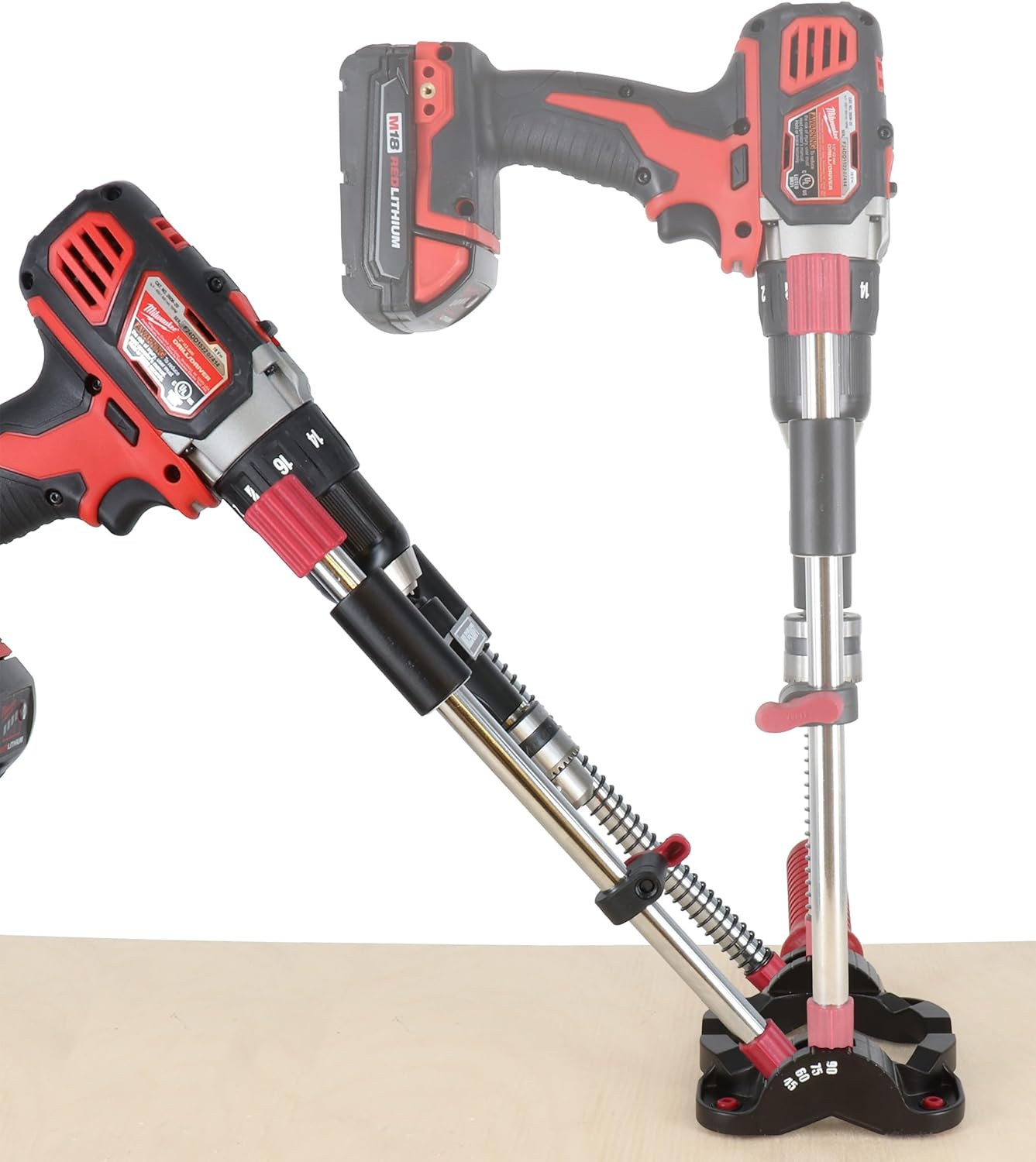 1318 Drillmate Portable Drillling Guide – Precision Drilling Jig Attachment for