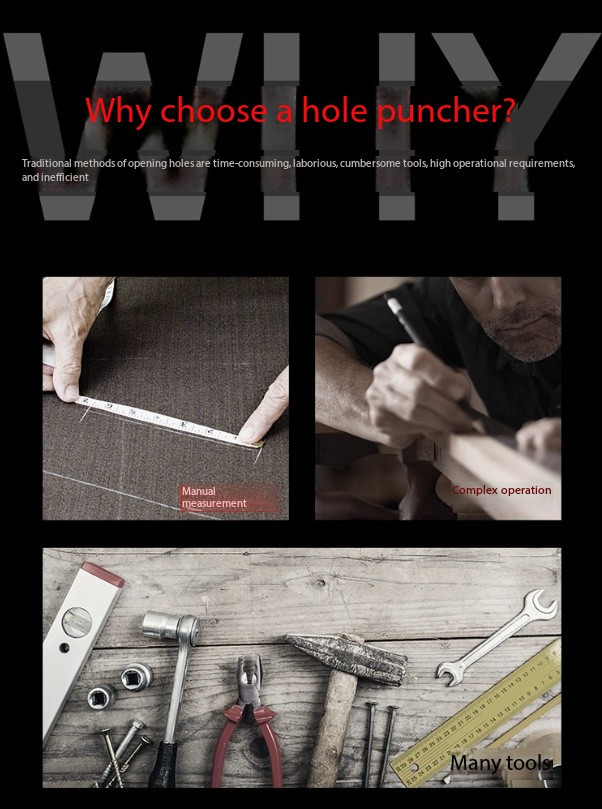 Solid Wood Door Drilling and Routing Machine Quick Lock Installation Tool