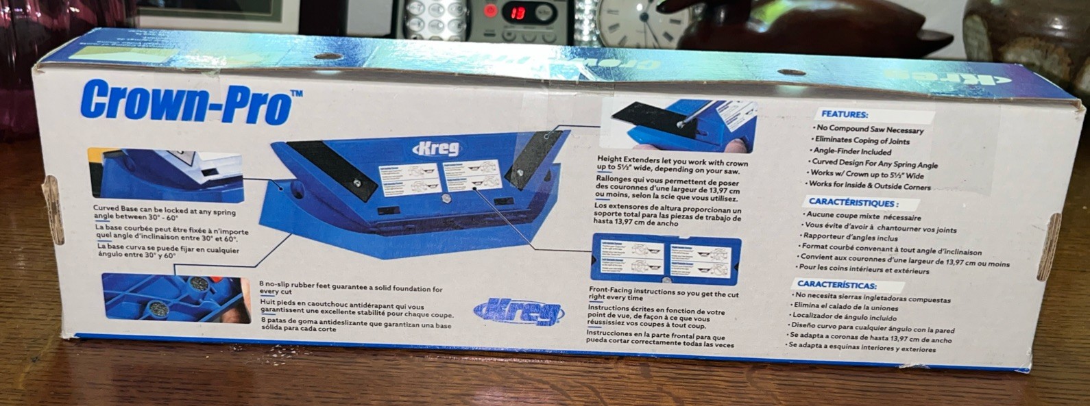 Kreg Crown-Pro Cutting Guide For Crown Molding Open Box