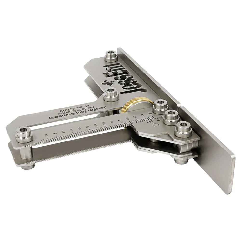 JessEm 07315 14 Gauge Stainless Steel Tool Setting Gauge – Metric – Large