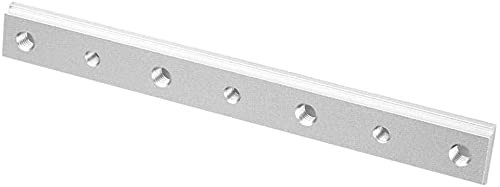 200mm Aluminum Alloy TTrack Miter Slider Fixture Rail M6+M8 Threads