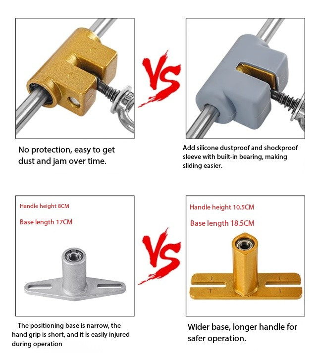 Solid Wood Door Drilling and Routing Machine Quick Lock Installation Tool