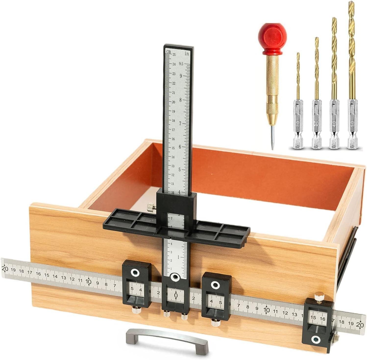 Cabinet Hardware Jig, Aluminum Alloy Cabinet Handle Jig Tool for Fast and Acc…