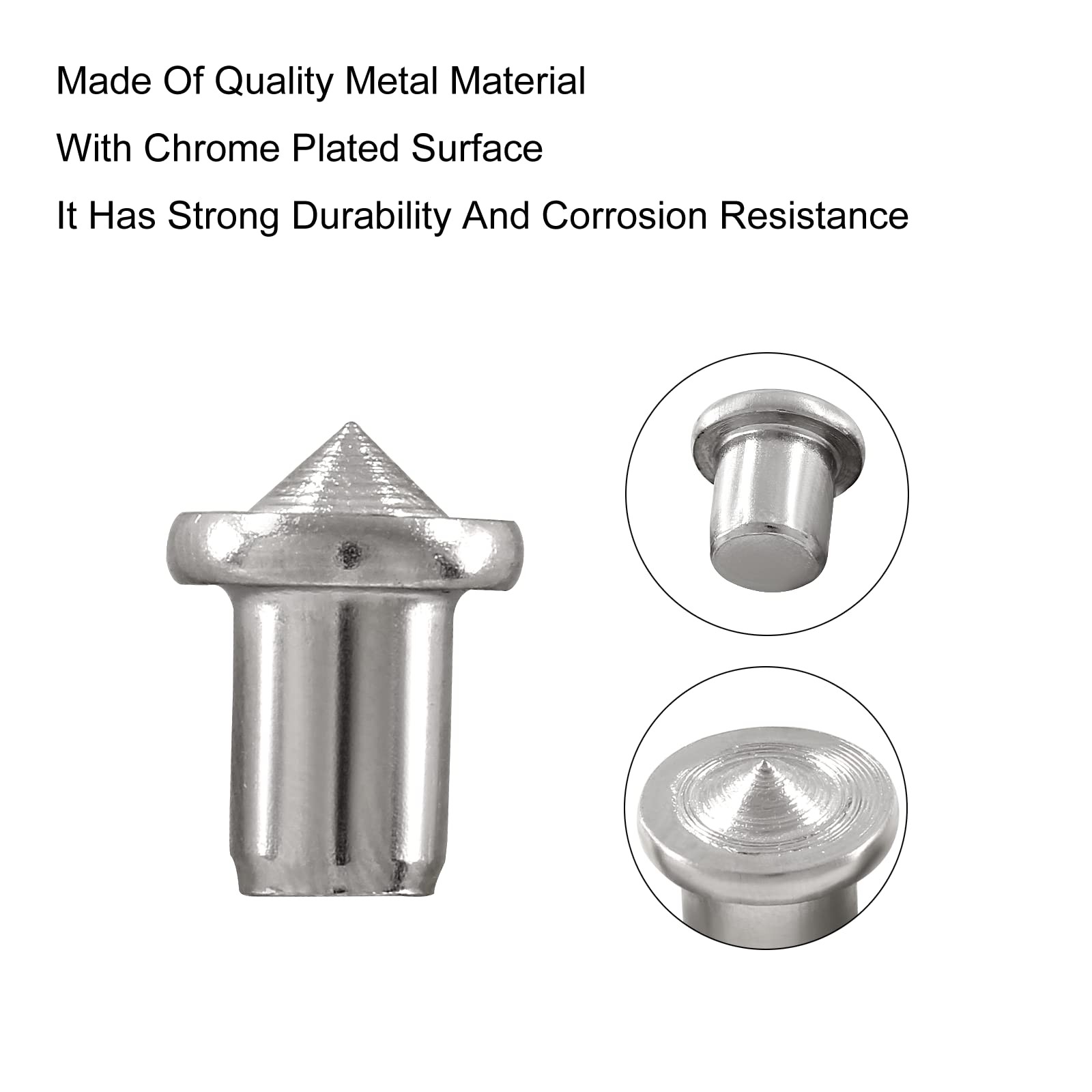 40PCS Dowel Center Transfer Plugs Set 1/4″Ã¢â‚¬â€œ1/2″ Woodworking Hole Marke…