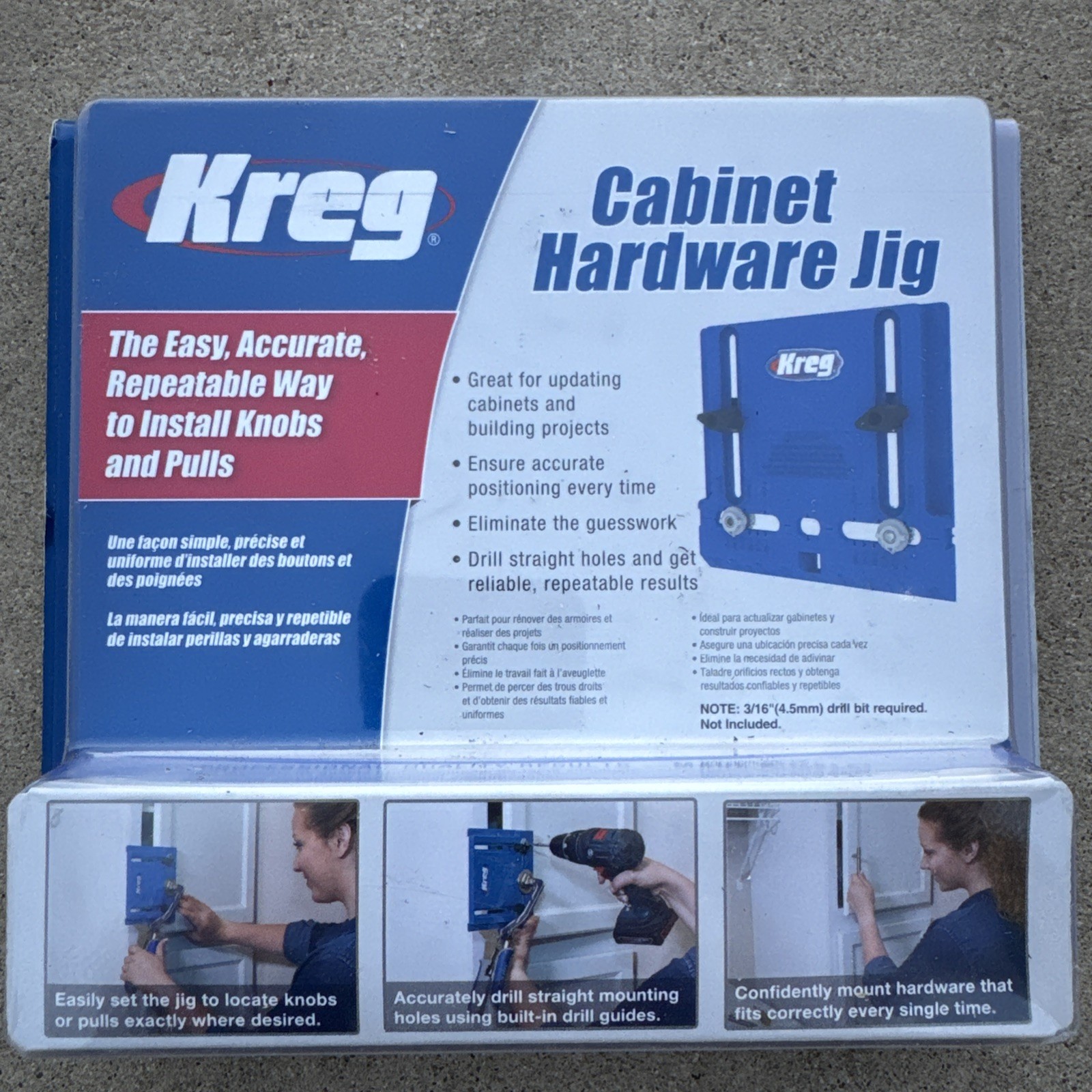 Kreg Tool Company Khi-pull Cabinet Hardware Jig