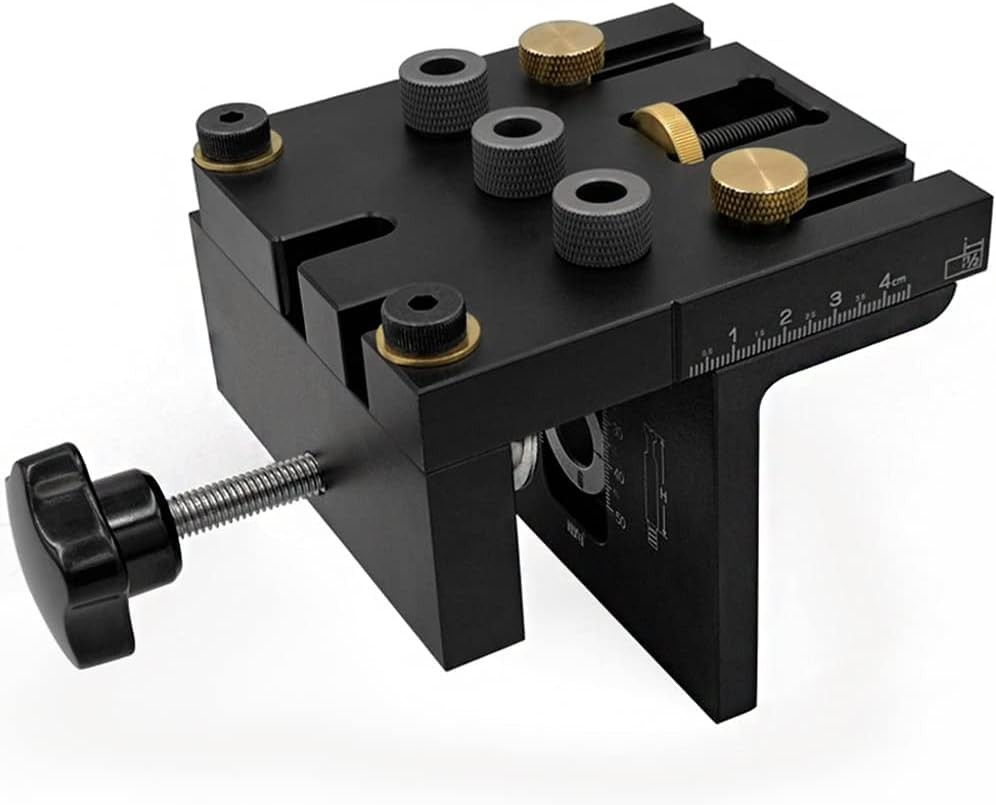 Zodazoqa 3in1 High Precision Jig Dowel Cam Jig Kit Wood Hole Drilling Guide,w…