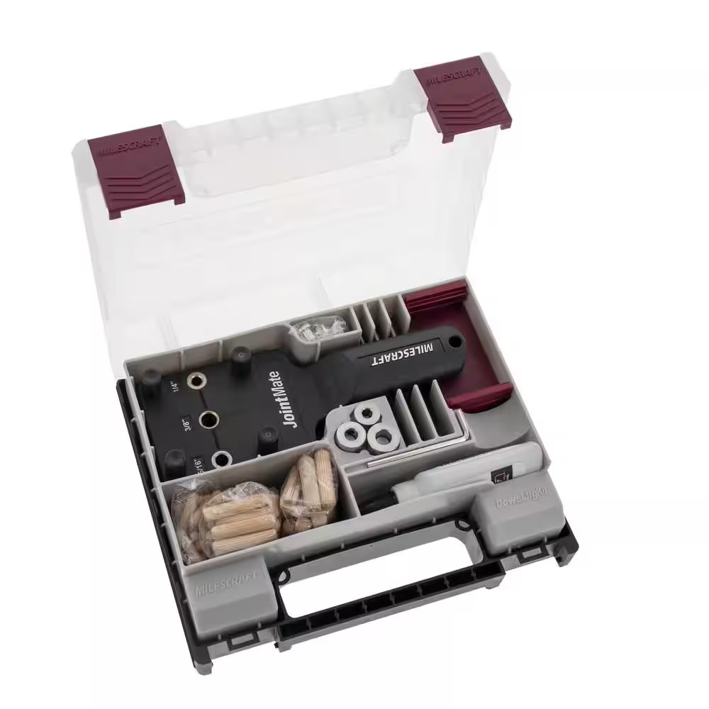 Dowel Jig Kit 1/4 In. 5/16 In. 3/8 In. Complete Doweling Jig Kit Includes Dowel
