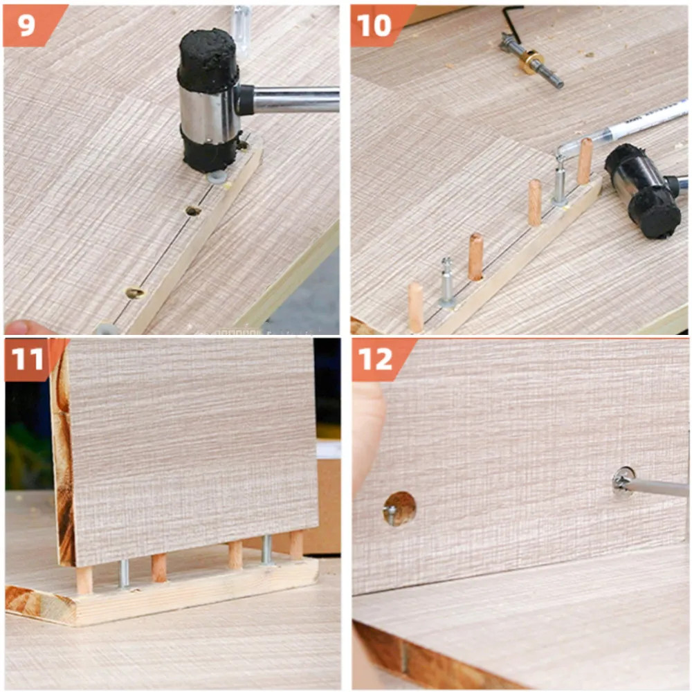 Precision Jig Dowel Cam Jig 3 In 1 Woodworking Dowelling Drilling Guide Kit Tool