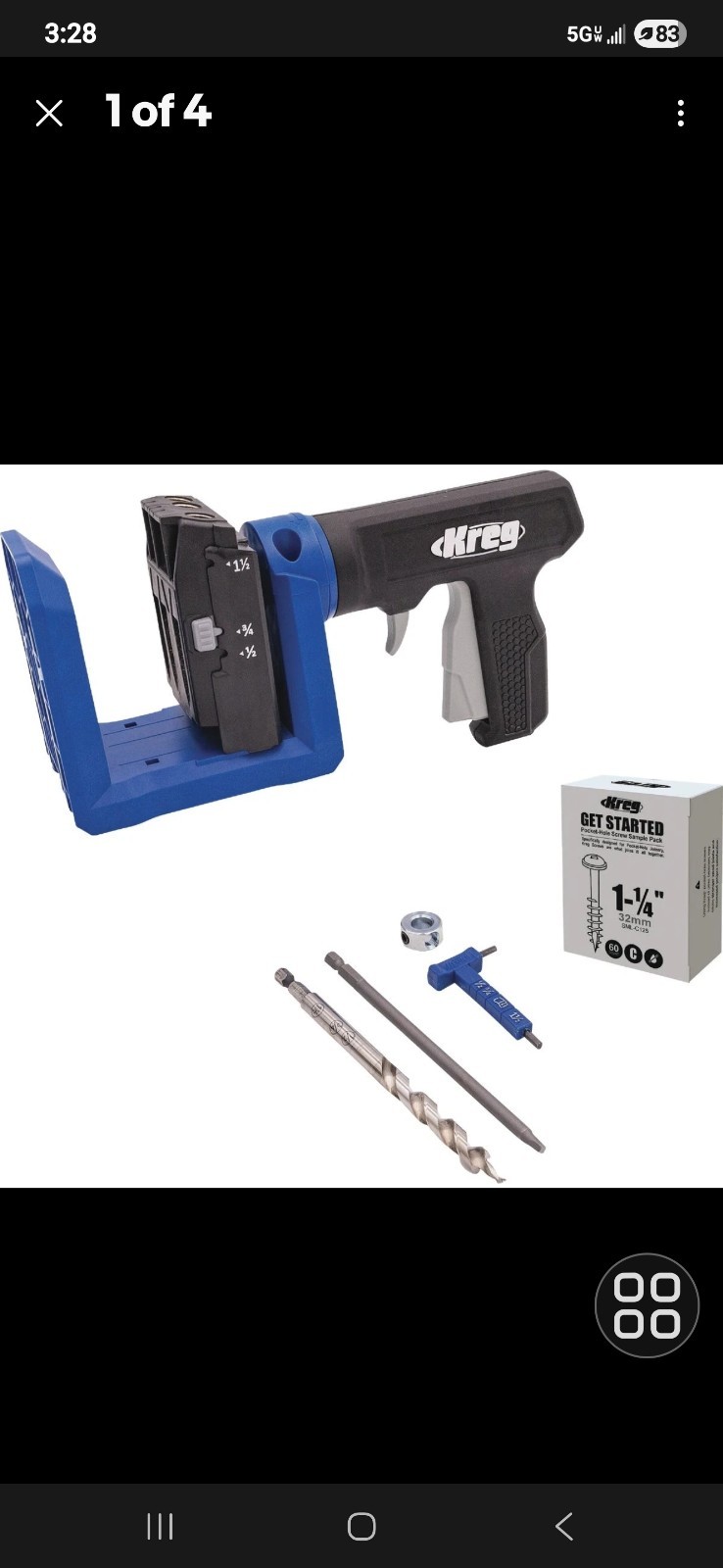 Kreg Pocket-Hole Jig 520PRO KPHJ520PRO2 647096812812