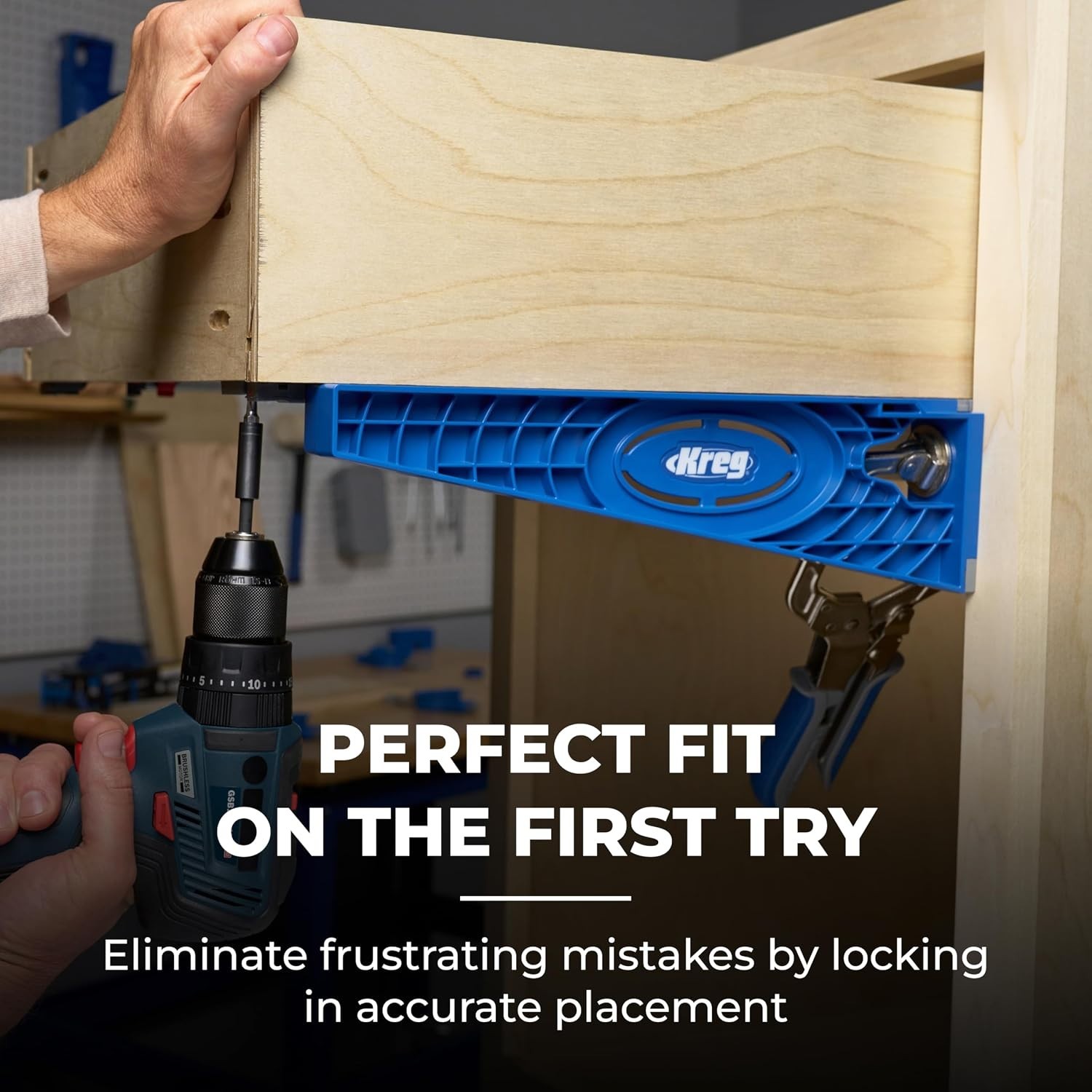 KHI-Slide Drawer Slide Jig Kit – 2 Tools for Easy Drawer Installation